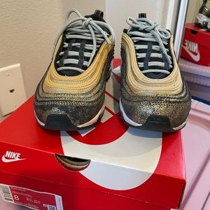 Nike Air Max 97s Gold sneakers